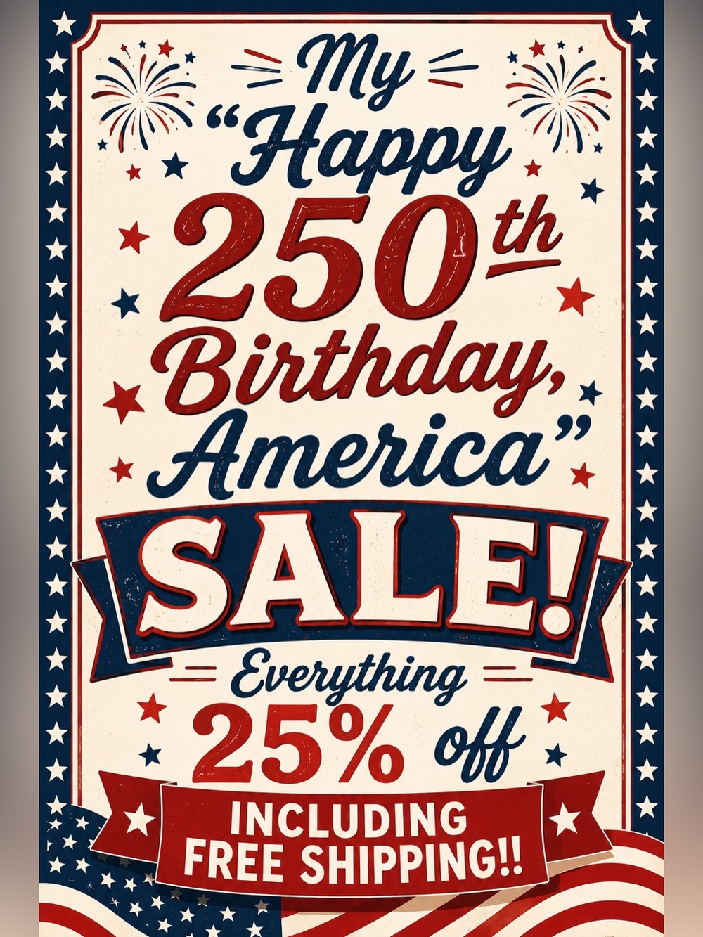 25% Off Sale on Everything!!!